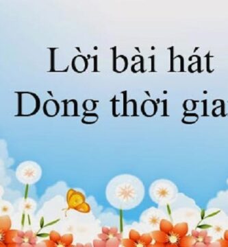 Lời Bài Hát 'Dòng Thời Gian'