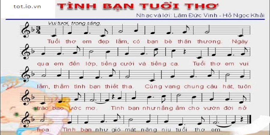 Lời Bài Hát "Tình Bạn Tuổi Thơ"