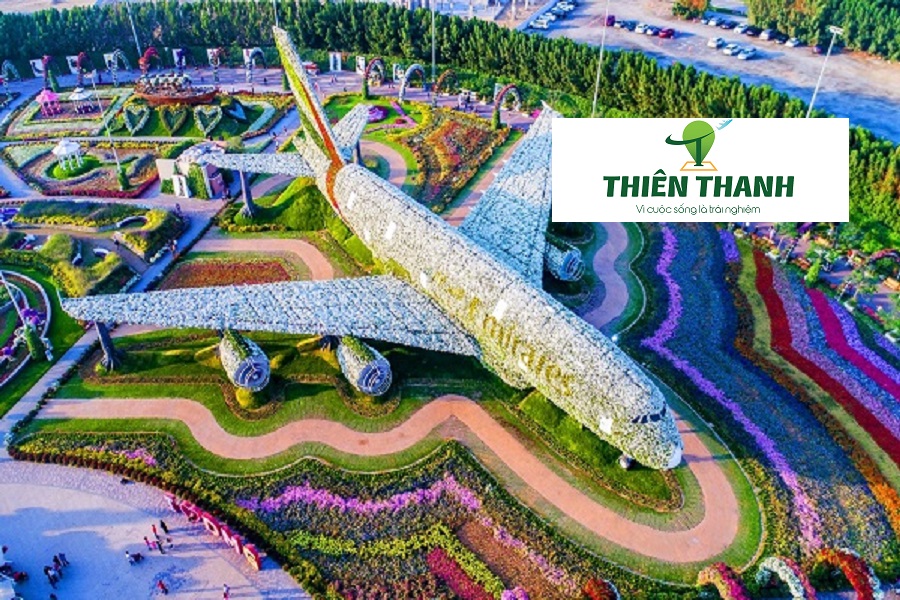 Du Lịch Dubai - Dubai Miracle Garden