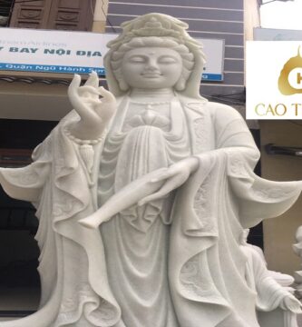 Bán Tượng Phật Quan Âm Bằng Đá