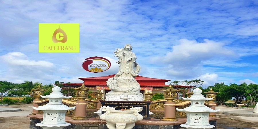 Tượng Phật Bà Quan Âm Bằng Đá Non Nước Đà Nẵng