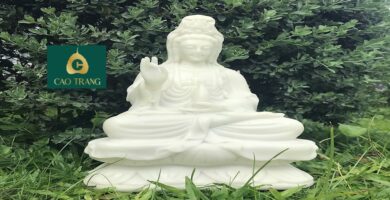 Tượng Phật Quan Âm Bồ Tát Bằng Đá