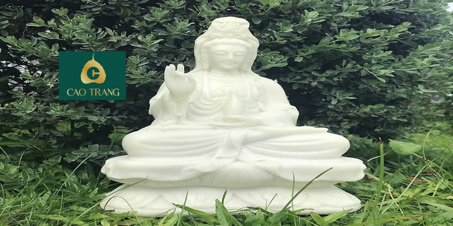 Tượng Phật Quan Âm Bồ Tát Bằng Đá