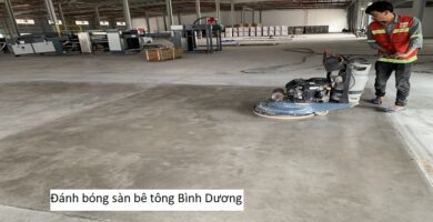 Đánh bóng sàn bê tông Bình Dương
