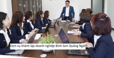Dịch vụ thành lập doanh nghiệp Bình Sơn Quảng Ngãi