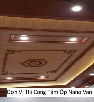 Đơn Vị Thi Công Tấm Ốp Nano Vân Gỗ Tại Bình Dương