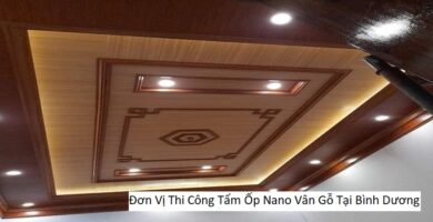 Đơn Vị Thi Công Tấm Ốp Nano Vân Gỗ Tại Bình Dương