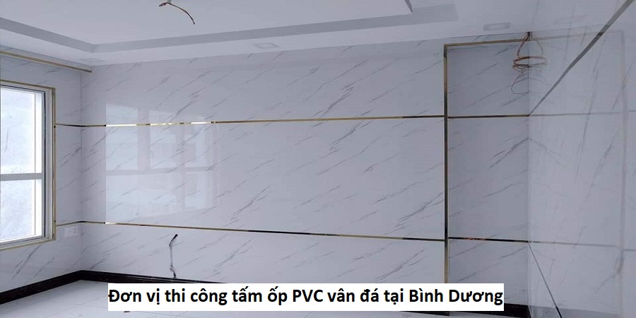 Đơn vị thi công tấm ốp PVC vân đá tại Bình Dương