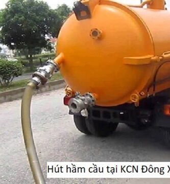 Hút hầm cầu tại KCN Đông Xuyên