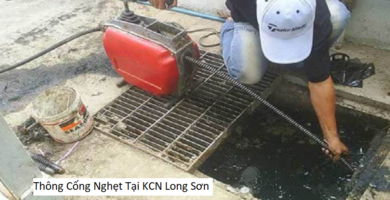 Thông Cống Nghẹt Tại KCN Long Sơn