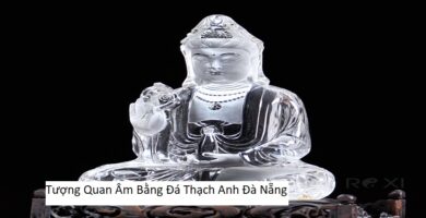 Tượng Quan Âm Bằng Đá Thạch Anh Đà Nẵng