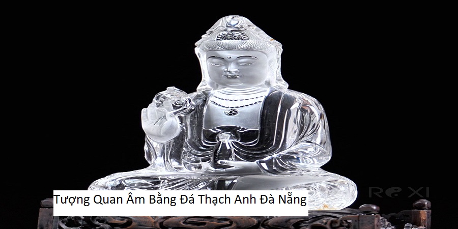 Tượng Quan Âm Bằng Đá Thạch Anh Đà Nẵng