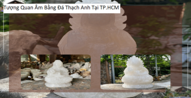 Tượng Quan Âm Bằng Đá Thạch Anh Tại TP.HCM