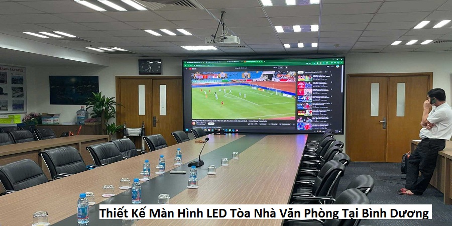 Thiết Kế Màn Hình LED Tòa Nhà Văn Phòng Tại Bình Dương